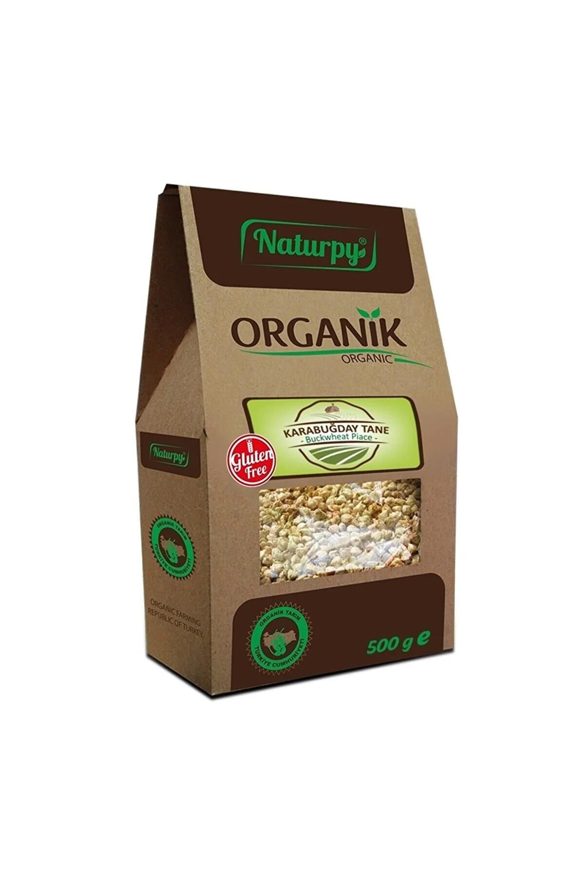 NATURPY ORGANİK ÇİĞ KARABUĞDAY TANE 500 Gr.