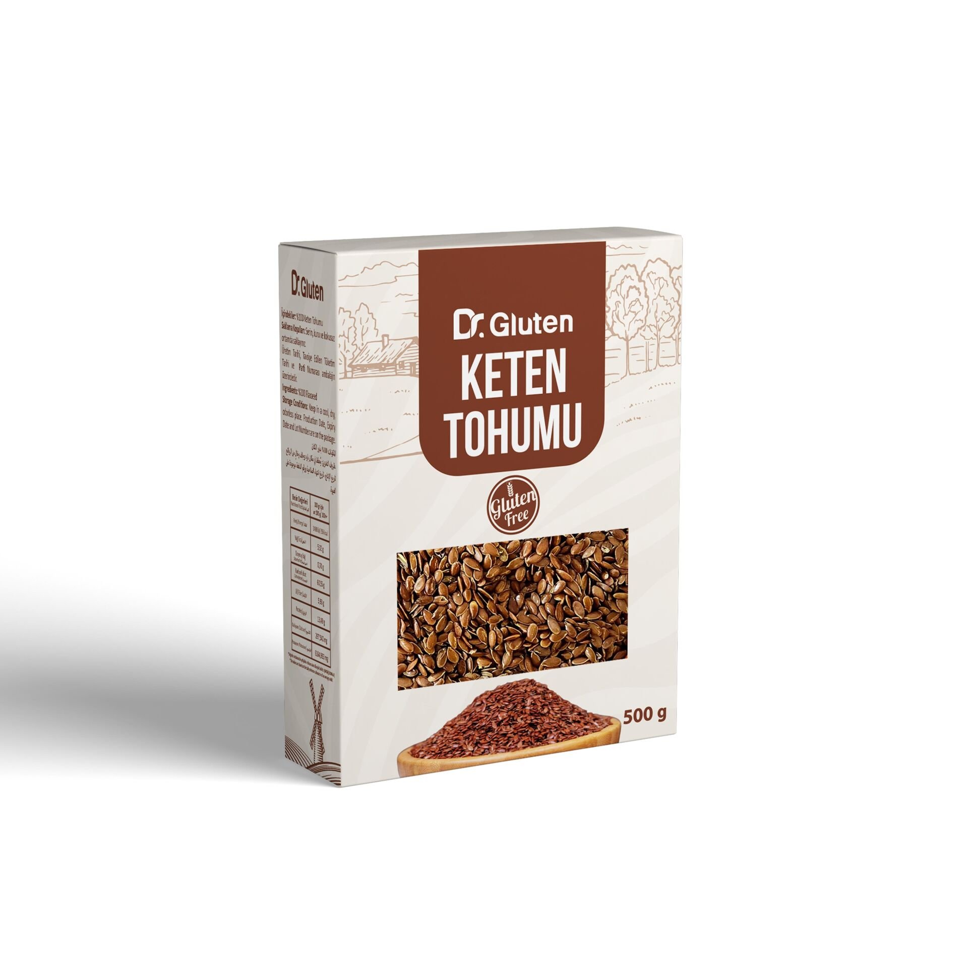 DR. GLUTEN GLUTENSİZ KETEN TOHUMU 500 GR