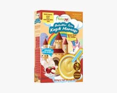 NATURPY SÜTLÜ İRMİKLİ VE ELMALI KAŞIK MAMASI 200 GR 6 TAHILLI +13 VİTAMİN + 6 MİNERAL