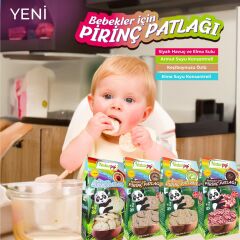 NATURPY BEBEKLER İÇİN PİRİNÇ PATLAĞI ARMUTLU 50 GR