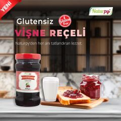 NATURPY GLUTENSİZ VİŞNE REÇELİ 375 GR