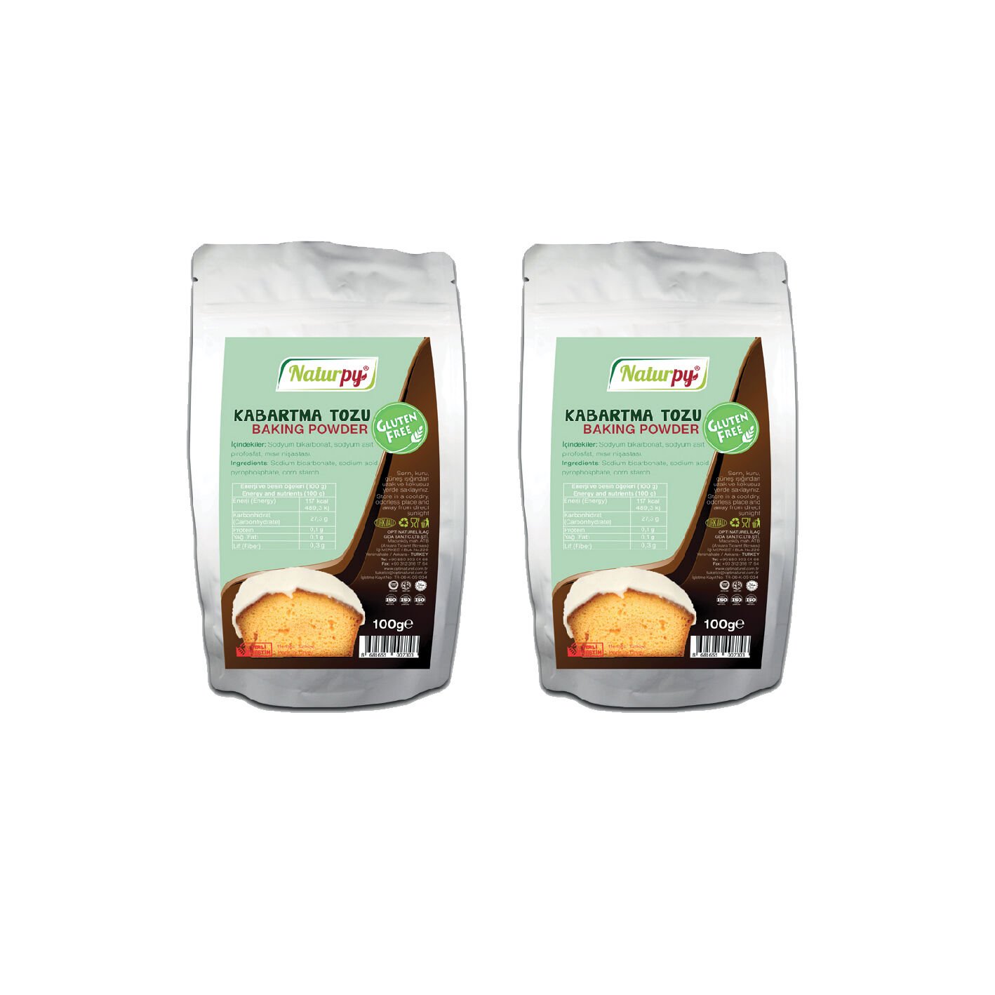 2'li Glutensiz Kabartma Tozu