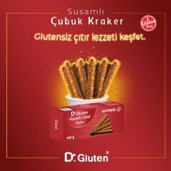 DR GLUTEN GLUTENSİZ SUSAMLI ÇUBUK KRAKER 120 G