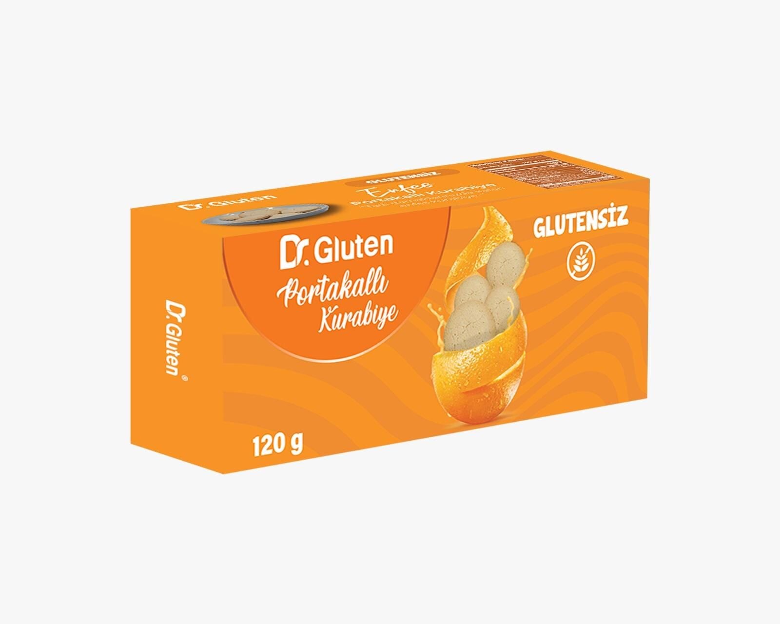 DR GLUTEN GLUTENSİZ PORTAKALLI KURABİYE 120 GR