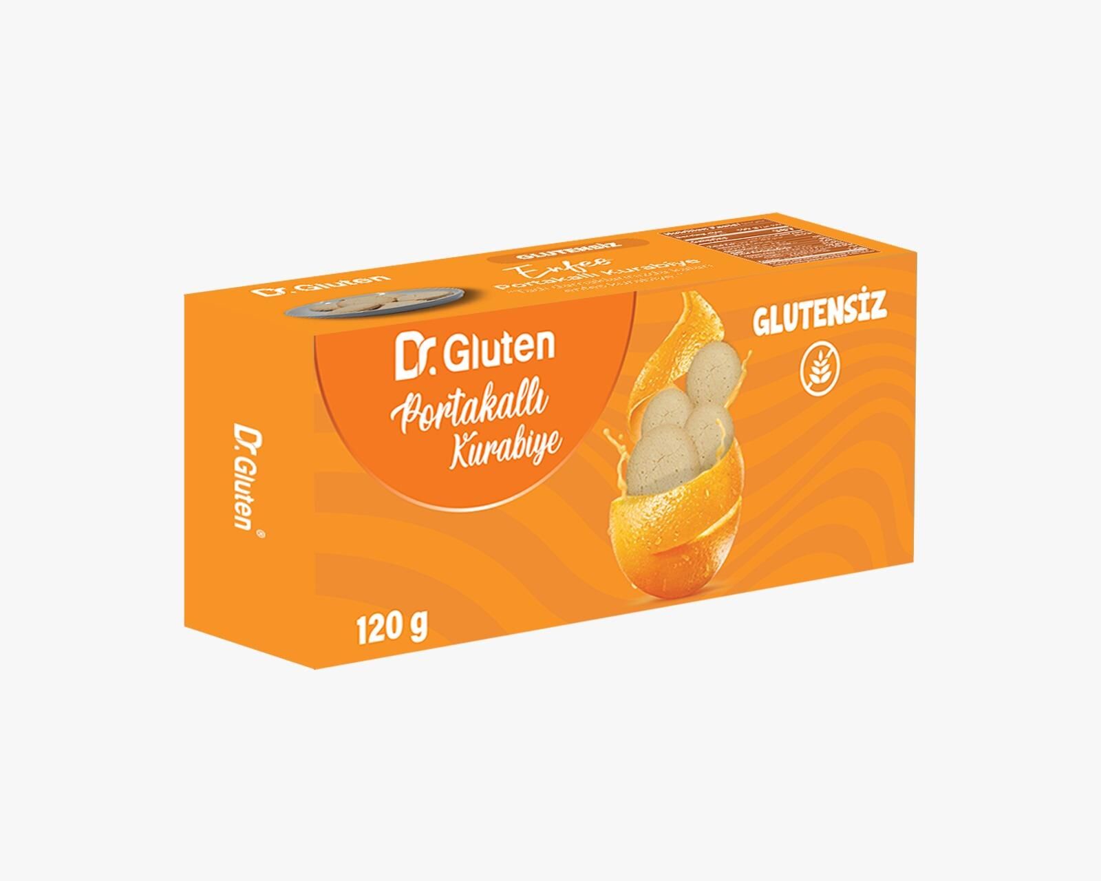 DR GLUTEN GLUTENSİZ PORTAKALLI KURABİYE 120 GR