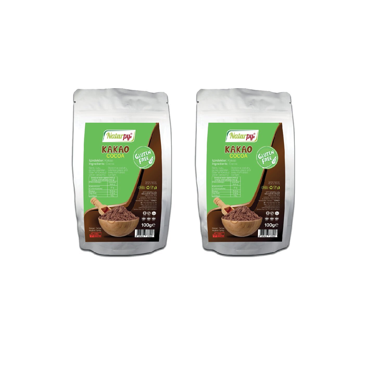 2'li Glutensiz Kakao