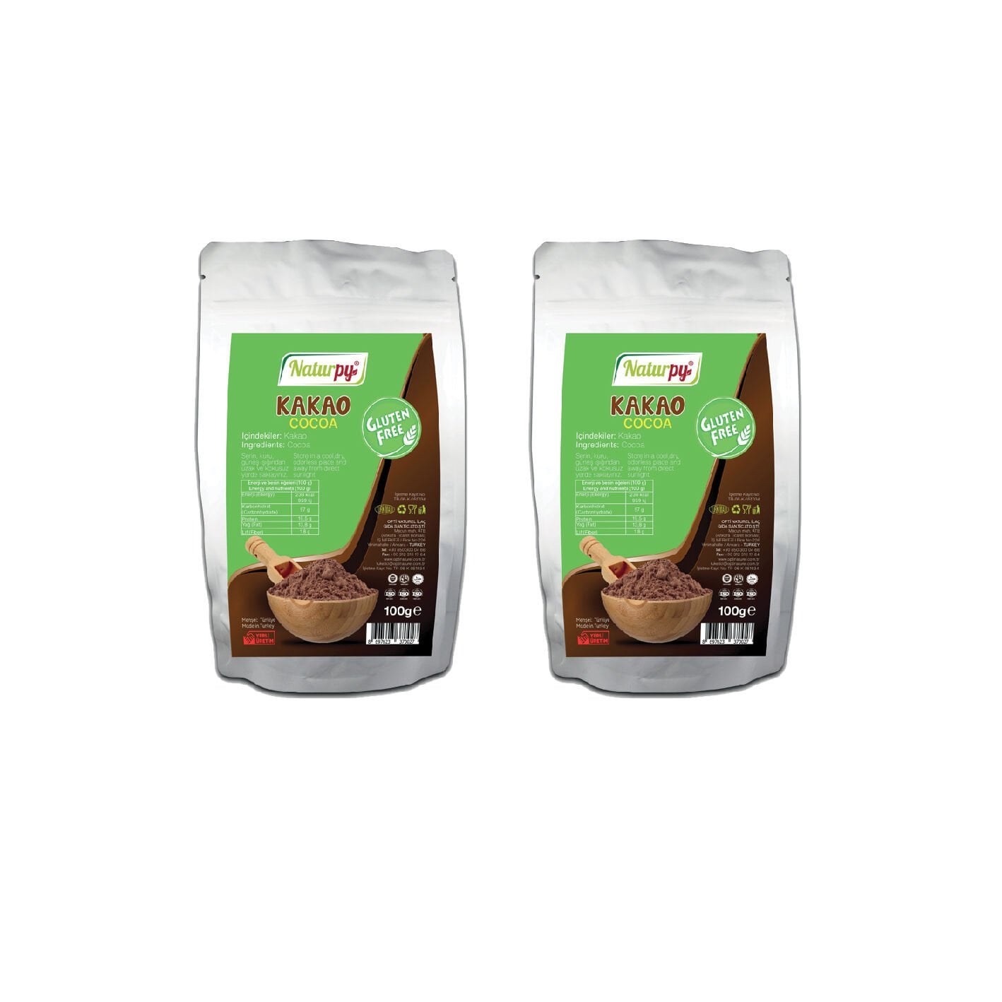 2'li Glutensiz Kakao