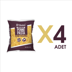 Dr.Gluten Glutensiz Boru Makarna Set (Penne) 400Gr x 4 ADET