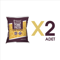 Dr.Gluten Glutensiz Boru Makarna Set (Penne) 400Gr x 2 ADET