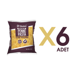 Dr.Gluten Glutensiz Boru Makarna 6'lı Set (Penne) 400 Gr x 6 ADET