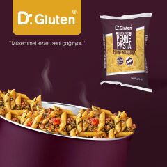 DR.Gluten Glutensiz Burgu & Boru Makarna 2'li Set 400 Gr x 2 Adet (Penne & Fusilli)