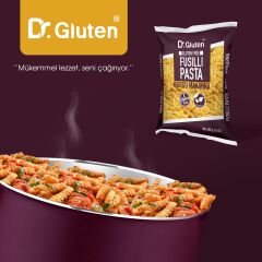 DR.Gluten Glutensiz Burgu & Boru Makarna 2'li Set 400 Gr x 2 Adet (Penne & Fusilli)