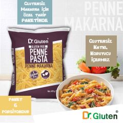 DR.Gluten Glutensiz Burgu & Boru Makarna 2'li Set 400 Gr x 2 Adet (Penne & Fusilli)