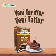 DR.GLUTEN GLUTENSİZ KAKAOLU KEK UNU 500 GR