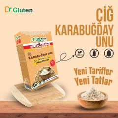 DR GLUTEN GLUTENSİZ ÇİĞ KARABUĞDAY UNU 500 GR