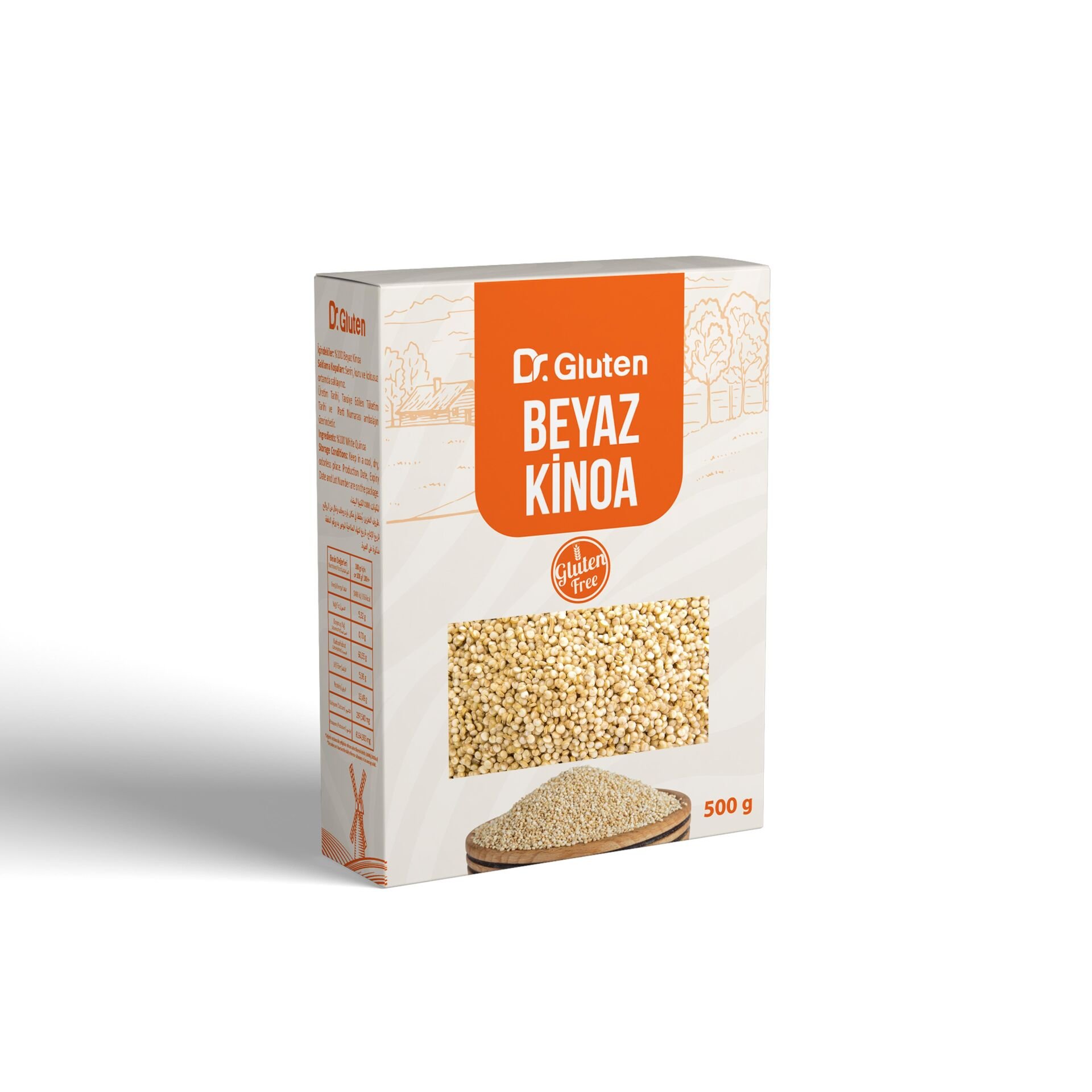 DR. GLUTEN GLUTENSİZ BEYAZ KİNOA 500 GR.