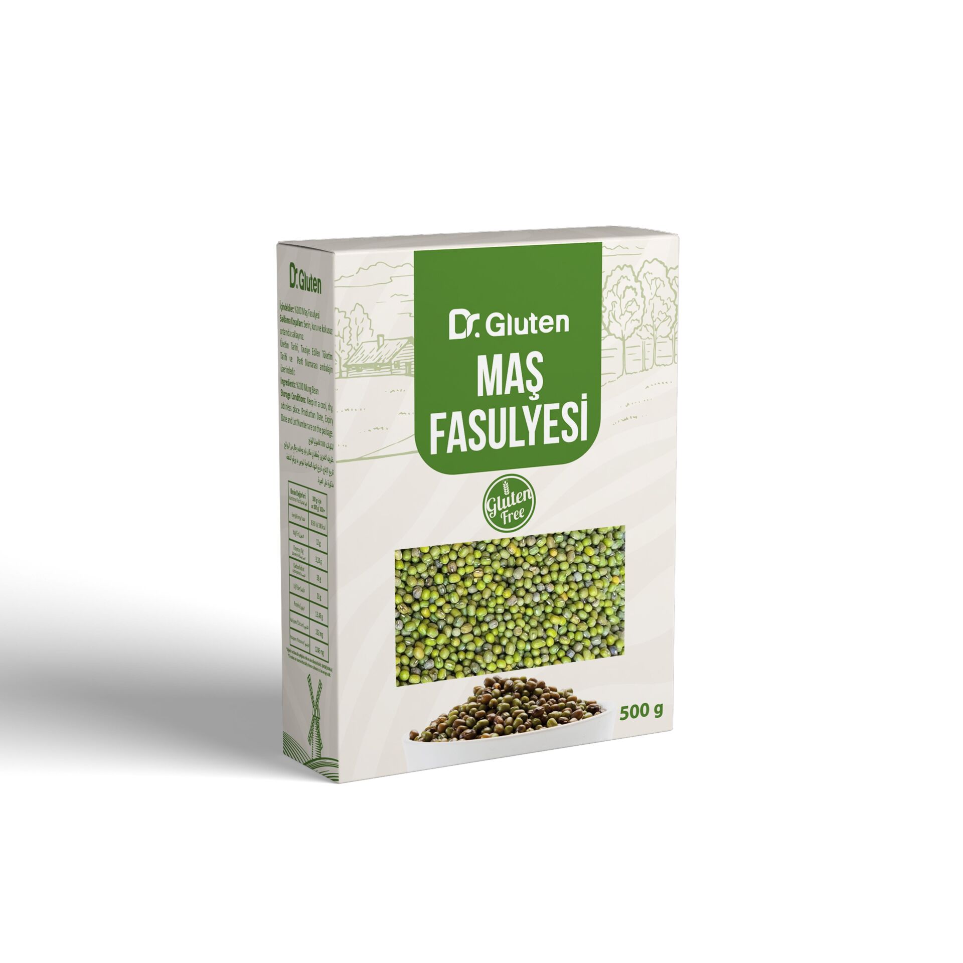 DR. GLUTEN GLUTENSİZ MAŞ FASULYESİ 500 GR.