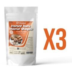 DR. GLUTEN GLUTENSİZ İNST.KURU HAMUR MAYASI 100 GR*3 Lü