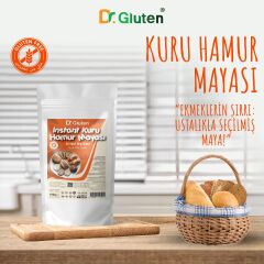 DR. GLUTEN GLUTENSİZ İNST.KURU HAMUR MAYASI 100 GR* 5 Li