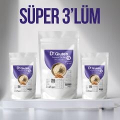 DR. GLUTEN GLUTENSİZ KARNIYARIK OTU TOZU 100 GR.*3 Lü