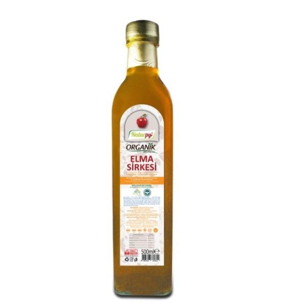 Glutensiz Organik Elma Sirkesi 500 ml