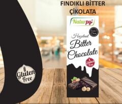 Naturpy Glutensiz Fındıklı Bitter Çikolata 100 g