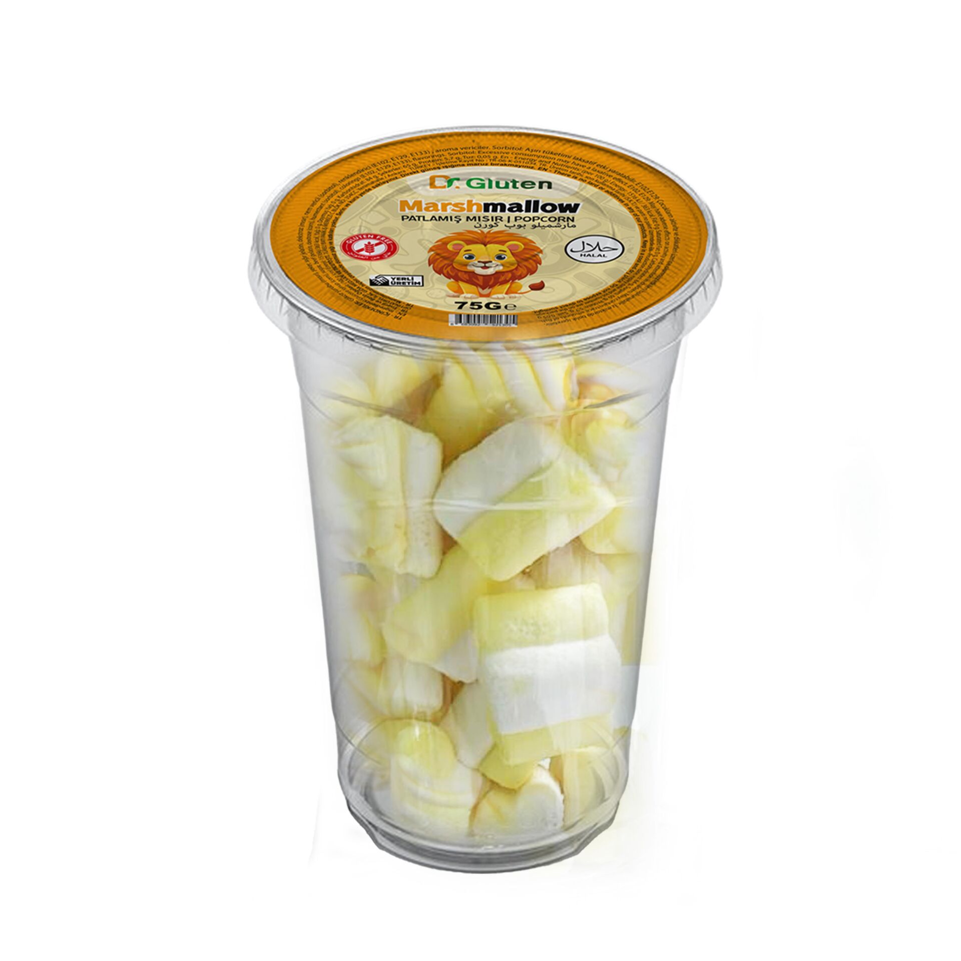 DR GLUTEN GLUTENSİZ MARSHMALLOW POPCORN 75 GR