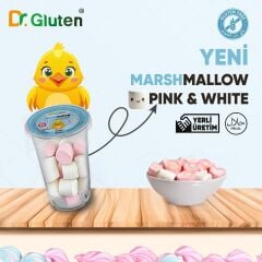 DR GLUTEN GLUTENSİZ MARSHMALLOW PİNK & WHİTE 75 GR