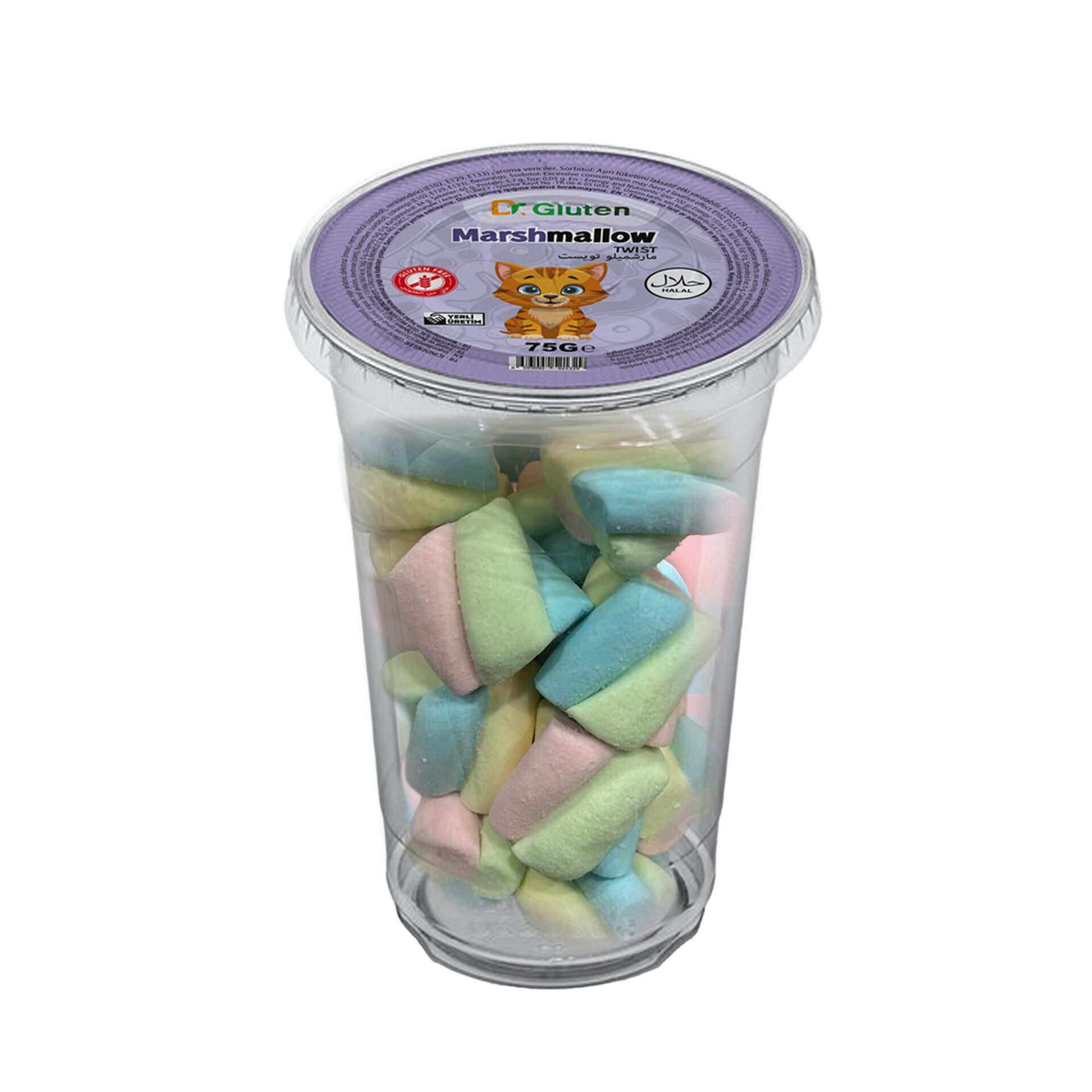 DR GLUTEN GLUTENSİZ MARSHMALLOW TWİST 75 GR