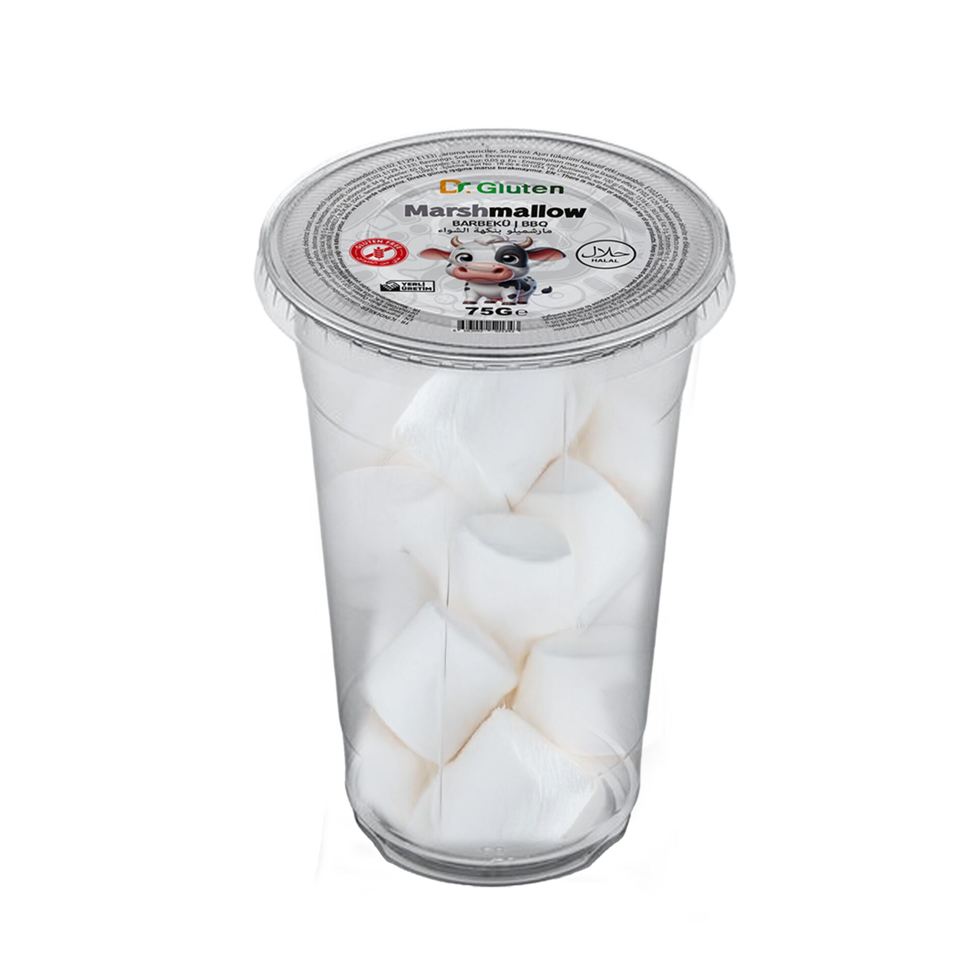 DR GLUTEN GLUTENSİZ MARSHMALLOW BBQ 75 GR