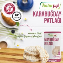 NATURPY KARABUĞDAYLI PİRİNÇ PATLAĞI 100G*15