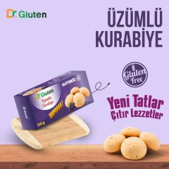 DR. GLUTEN GLUTENSİZ ÜZÜMLÜ KURABİYE 120 GR