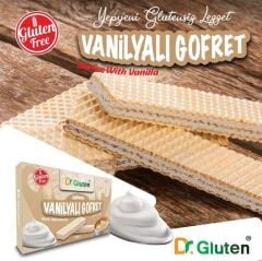 DR.Gluten Glutensiz Vanilyalı Gofret 100 g