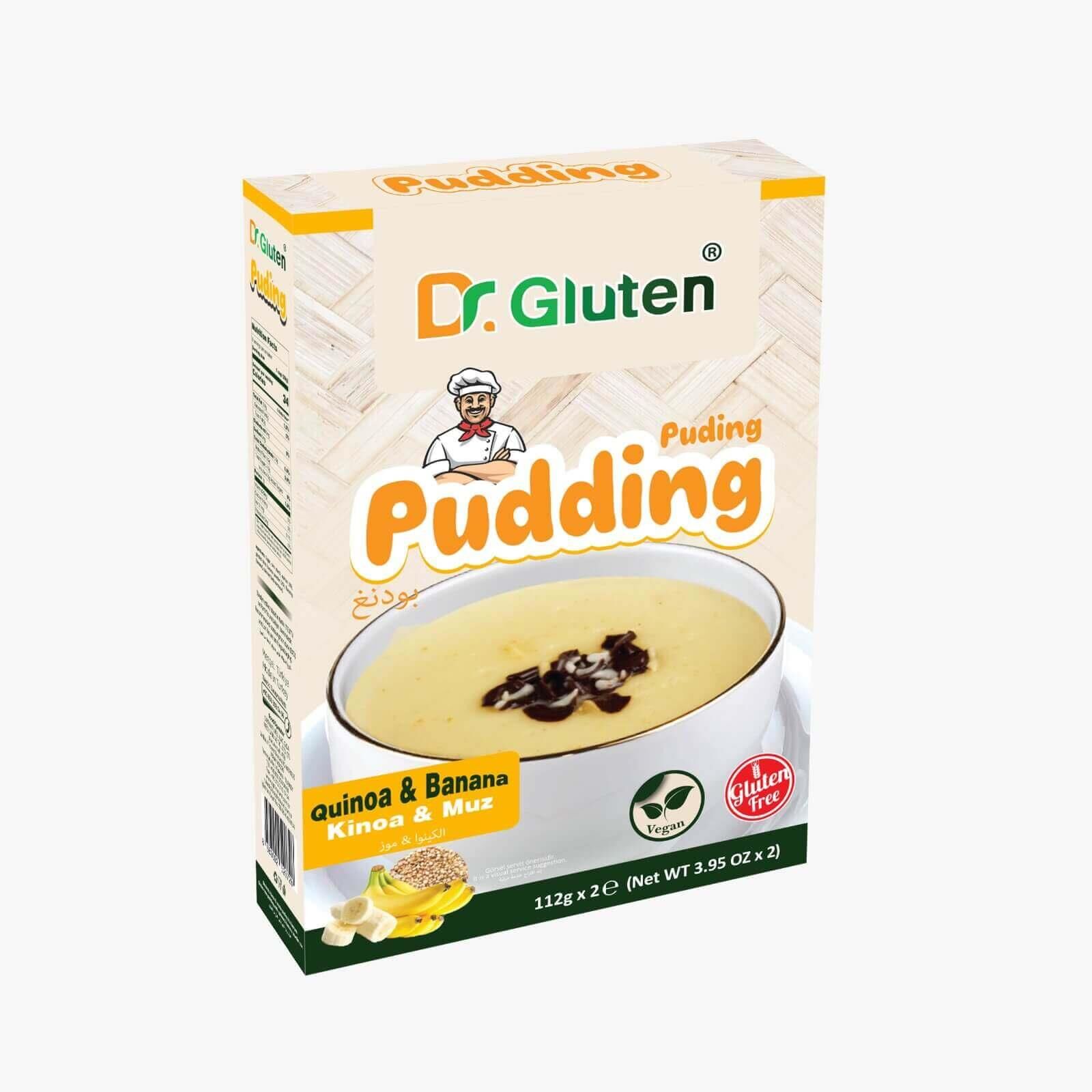 Dr.Gluten Glutensiz Muzlu Kinoalı Puding 112 Gr X 2 Adet